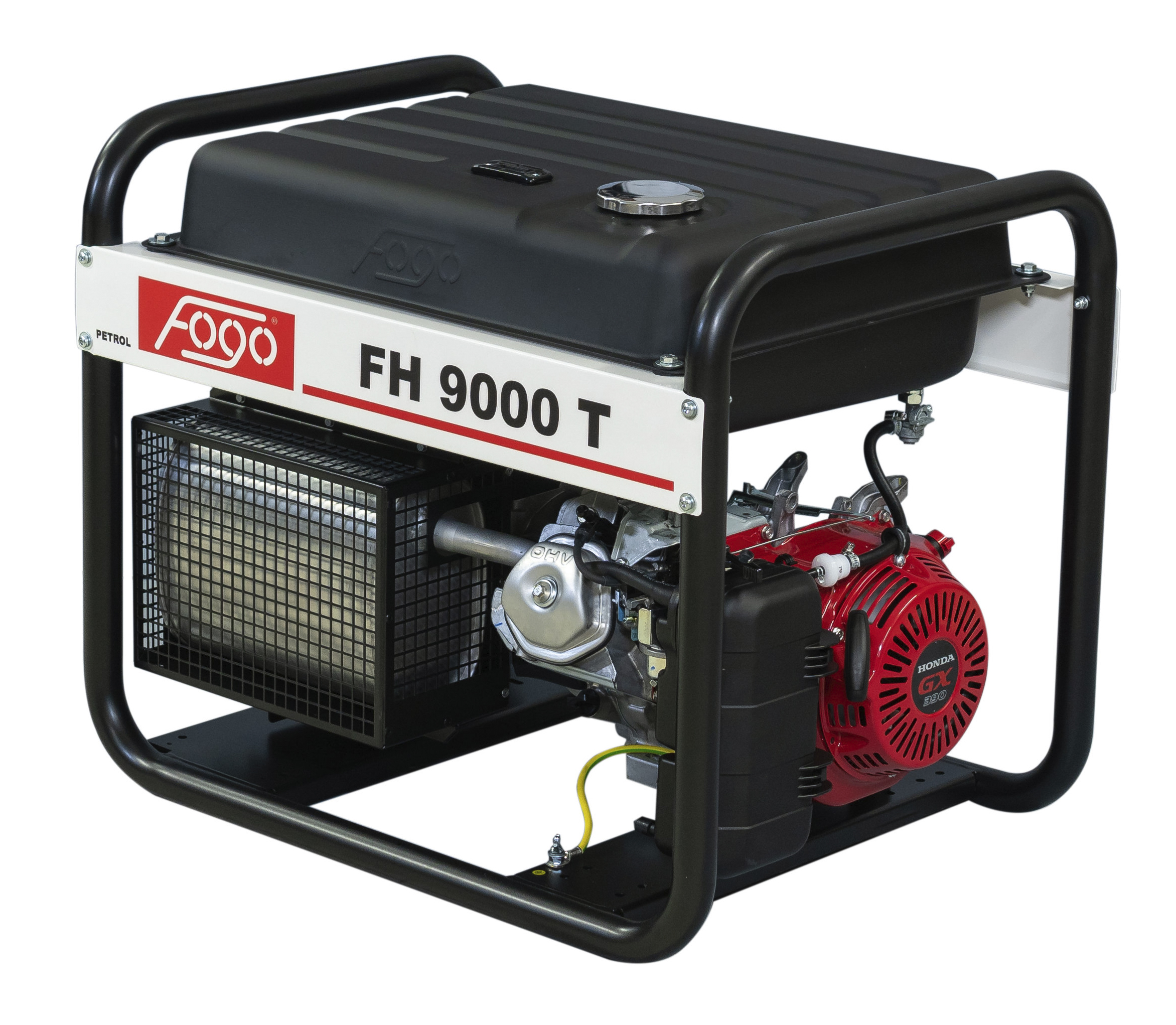 FH9000T generator 400/230v, 8,7/6,2 kva 45 tank, Honda motor, stik - Eftf. A/S